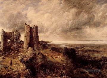 Hadleigh Castle Romantischen Landschaft John Constable Ölgemälde